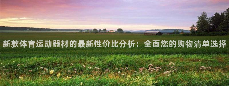 新球体育如何提现：新款体育运动器材的最新性价比分析：全面您的购物清单选择