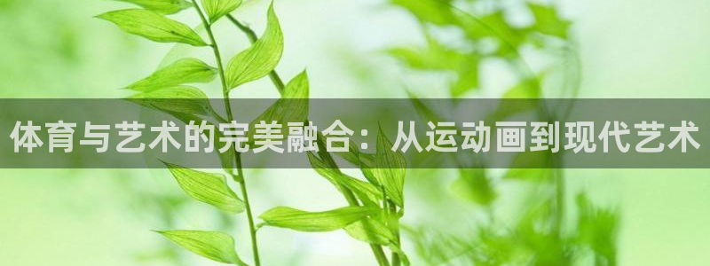 新球体育PC版：体育与艺术的完美融合：从运动画到现代艺术